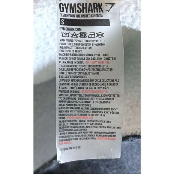 Gymshark Mock Neck Gray Tunic Women's Sweatshirt Small - Picture 5 of 9